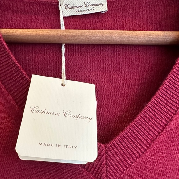 Cashmere Company Italian V-Neck Sweater - Picture 2 of 4